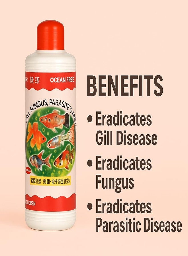 VAYINATO Ocean Free 240Ml Gill Fungus Special | Fast-Acting Treatment for Freshwater & Saltwater Fish | Safe for Plants - Image 3